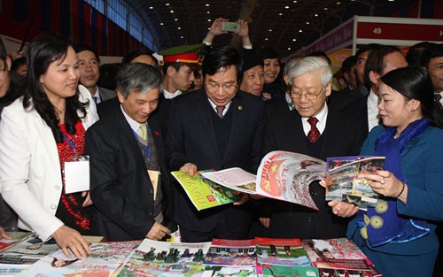 អគ្គលេខាបក្ស៖ ពង្រីកថែមទៀតតួនាទីរបស់សារព័ត៌មានក្នុងបុព្វហេតុផ្លាស់ប្តូរថ្មីកសាងនិងការពារមាតុប្រទេស